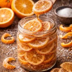 Fondant à la cire d’abeille parfum ORANGE CONFITE Fondant parfumé Bougie parfumée Parfum de Grasse Orléans Loiret France