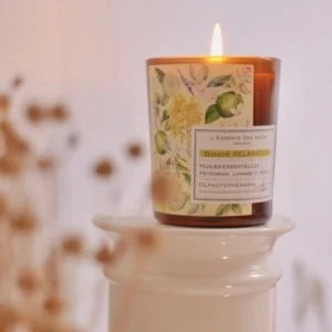 Bougie Bien-être Relaxation - Petit Grain, Lavande & Néroli