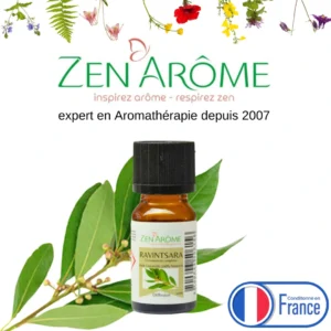 Huile essentielle ravintsara, cinnamomum, camphora 10-ml 100 % naturelle Huiles essentielles Zen' Arôme Aromathérapie Les Ateliers Voluptueux Orléans Loiret France