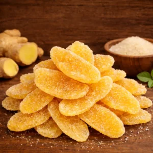 Fondant à la cire d’abeille parfum GINGEMBRE CONFIT Fondant parfumé Bougie parfumée Parfum de Grasse Orléans Loiret France