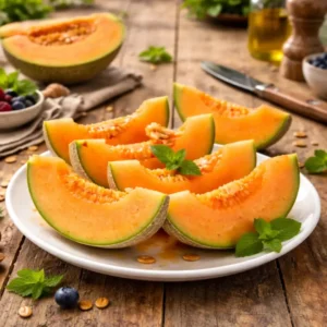 Fondant à la cire d’abeille parfum MELON Fondant parfumé Bougie parfumée Parfum de Grasse Orléans Loiret France