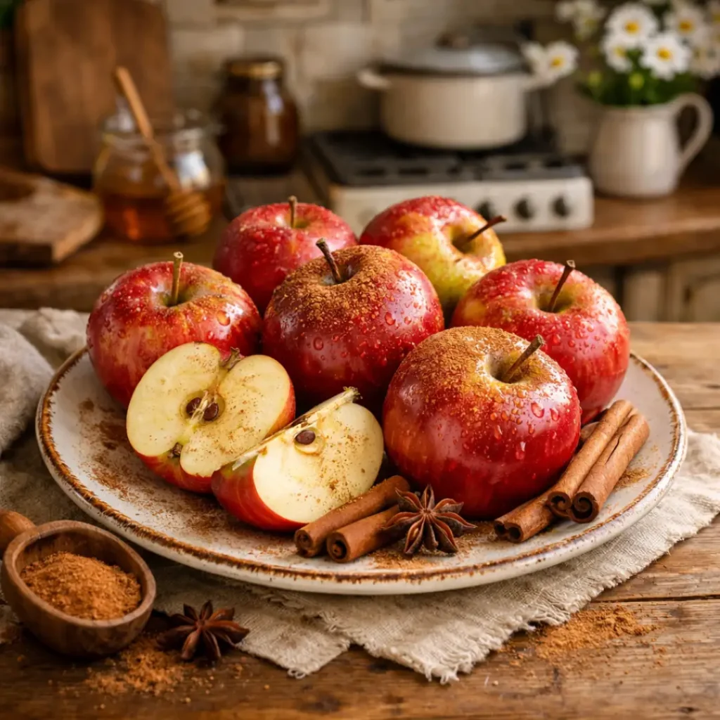 Fondant à la cire d’abeille parfum POMME CANNELLE Fondant parfumé Bougie parfumée Parfum de Grasse Orléans Loiret France
