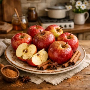 Fondant à la cire d’abeille parfum POMME CANNELLE Fondant parfumé Bougie parfumée Parfum de Grasse Orléans Loiret France