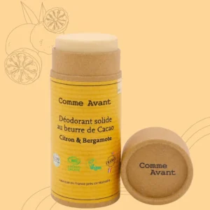 Déodorant solide citron & bergamote