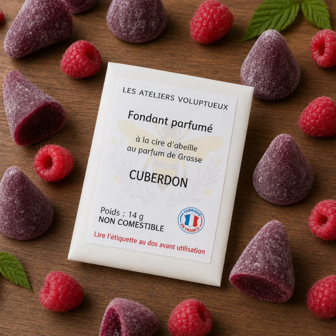 #lesateliersvoluptueux #fondantparfume #cire #abeilles #diffuseur #bruleparfum #bougie #décoration #parfumdegrasse #parfumambiance #parfum #orleans #loiret #france #cuberdon #framboise